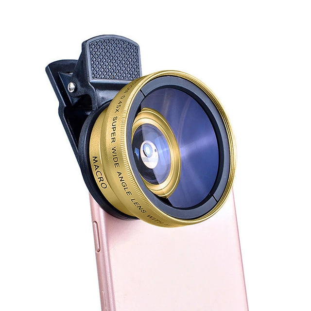 Objectif Smartphone 2-en-1 — Grand-Angle & Macro