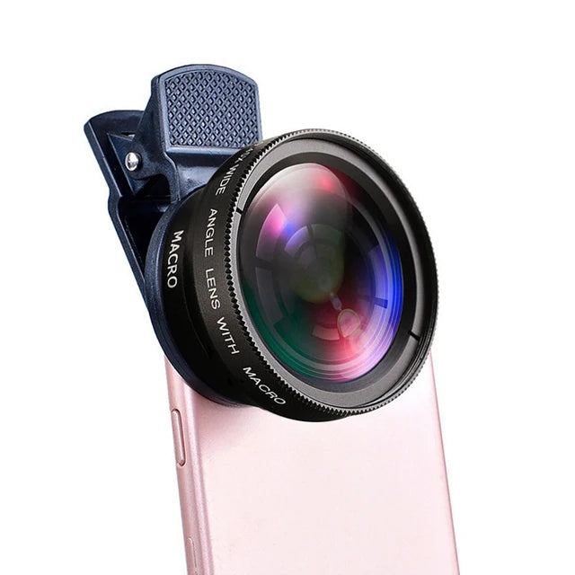 Objectif Smartphone 2-en-1 — Grand-Angle & Macro