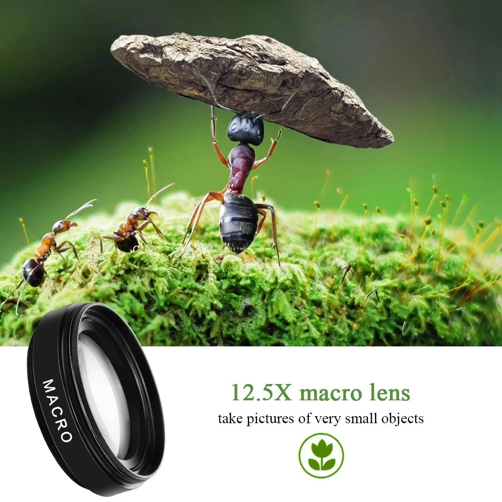 Objectif Smartphone 2-en-1 — Grand-Angle & Macro