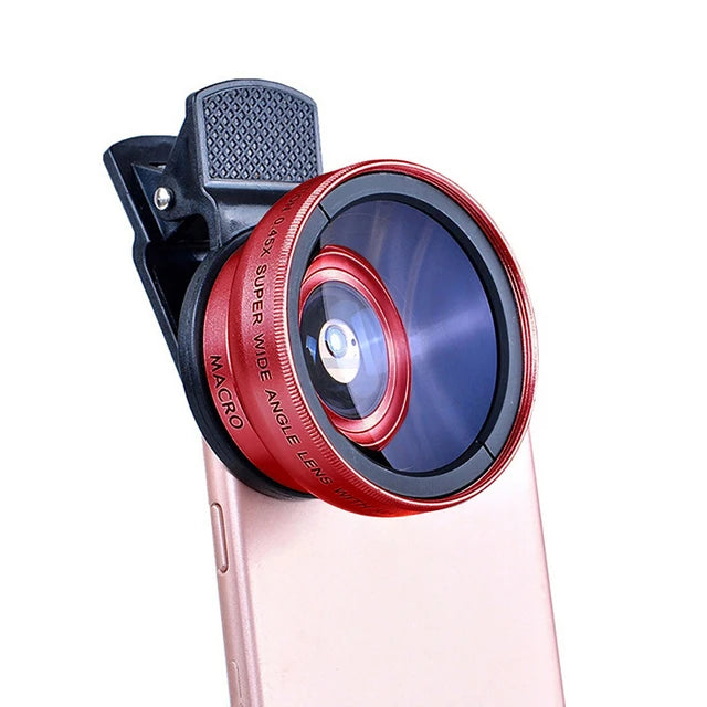 Objectif Smartphone 2-en-1 — Grand-Angle & Macro