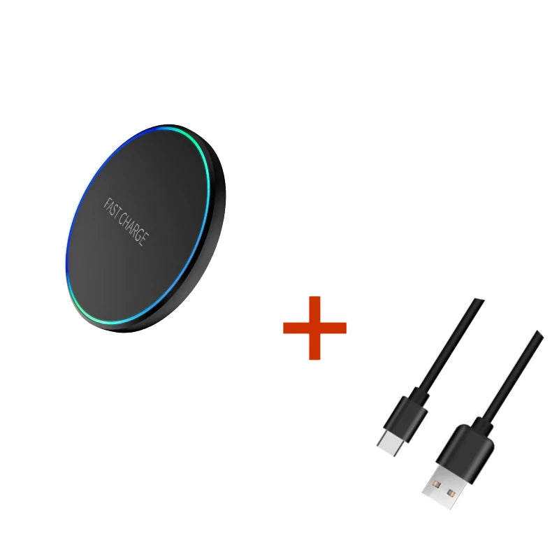 Chargeur Sans Fil 3-en-1 — Téléphone, Écouteurs, Montre