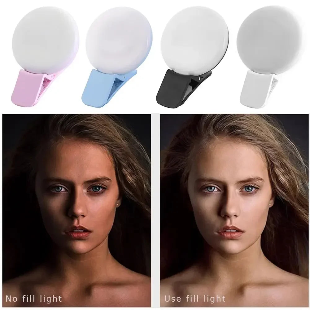 Ring Light LED Clip pour Smartphone