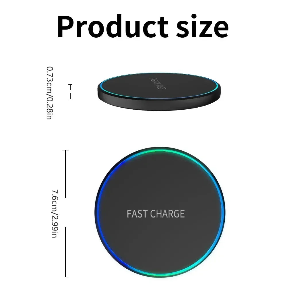 Chargeur Sans Fil 3-en-1 — Téléphone, Écouteurs, Montre